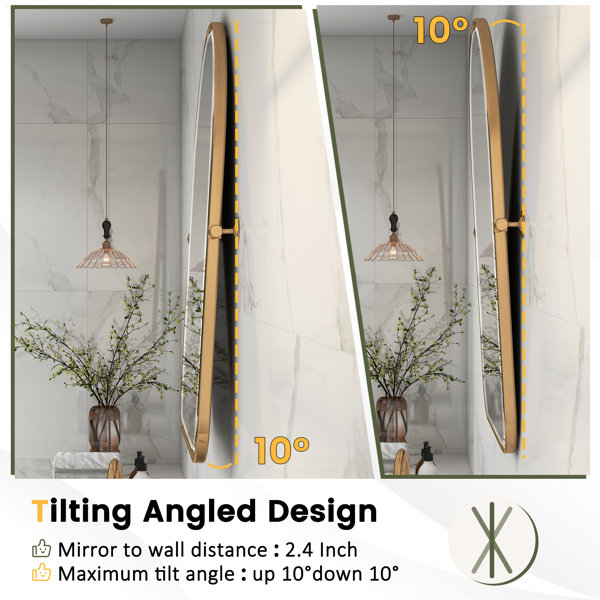 Trent Austin Design® Quesenberry Metal Arch Wall Mirror & Reviews | Wayfair